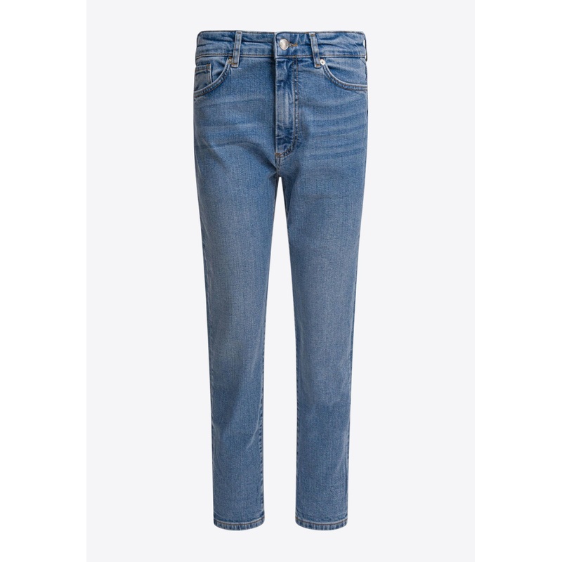 Brian Straight-Leg Cropped Jeans