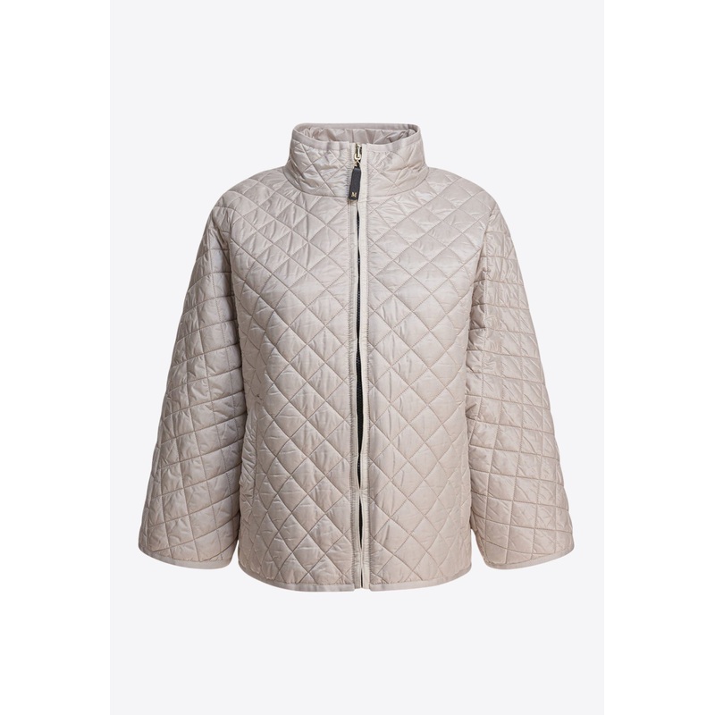 Delfina Quilted Zip-Up Jacket