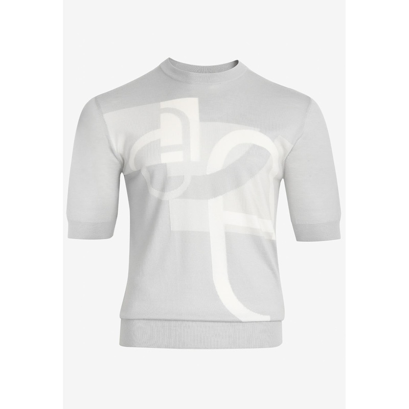 Maillon en Calque Short-Sleeved Crewneck Sweater