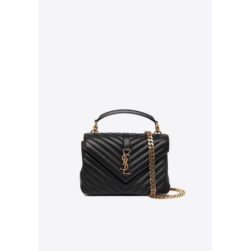 Medium College Leather Crossbody Bag