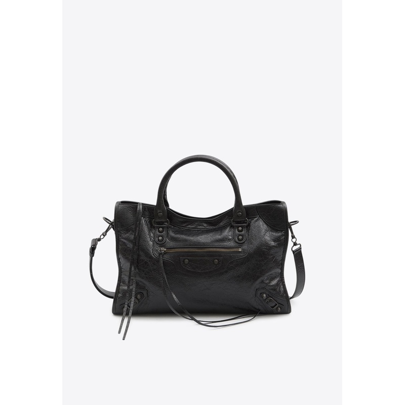 Medium Le City Nappa Leather Tote Bag
