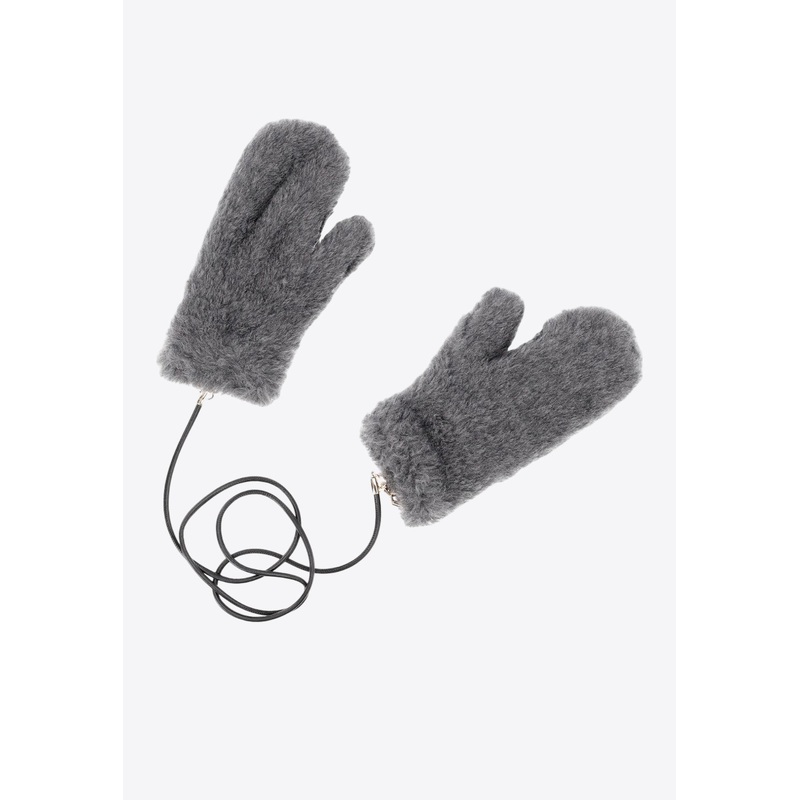 Ombrato Teddy Mittens with Cord