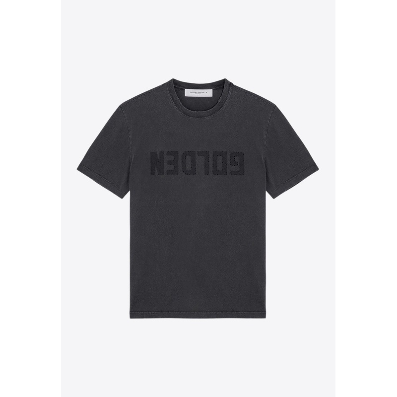 Perforated Logo Crewneck T-shirt