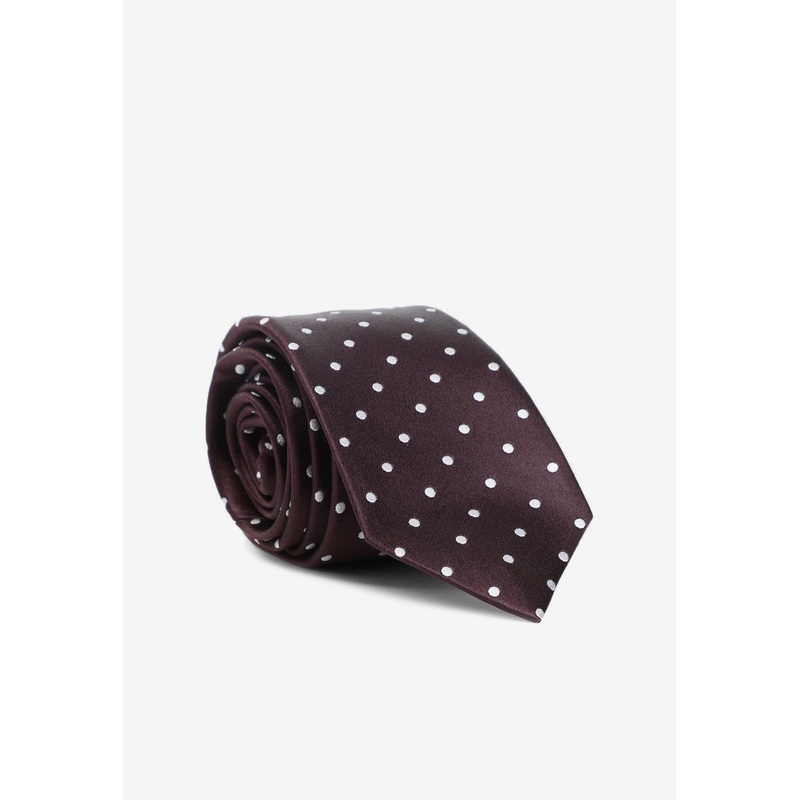 Polka-Dot Silk Tie
