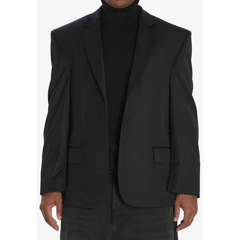 Single-Breasted Tailored Blazer
