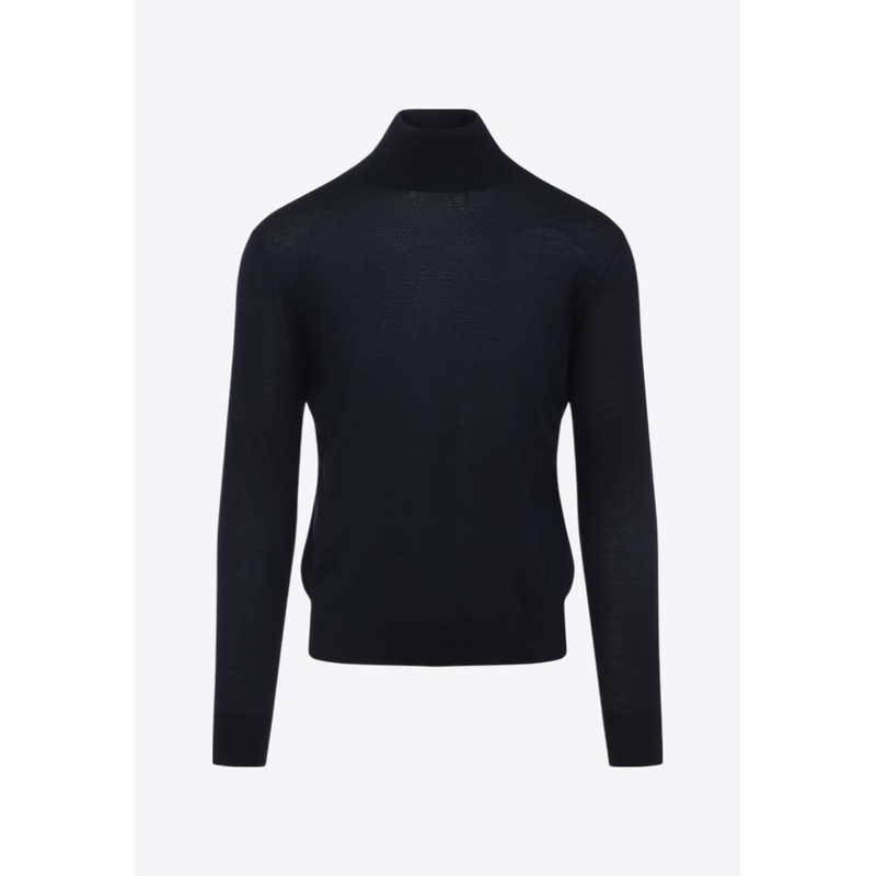 Turtleneck Wool and Cashmere Sweater