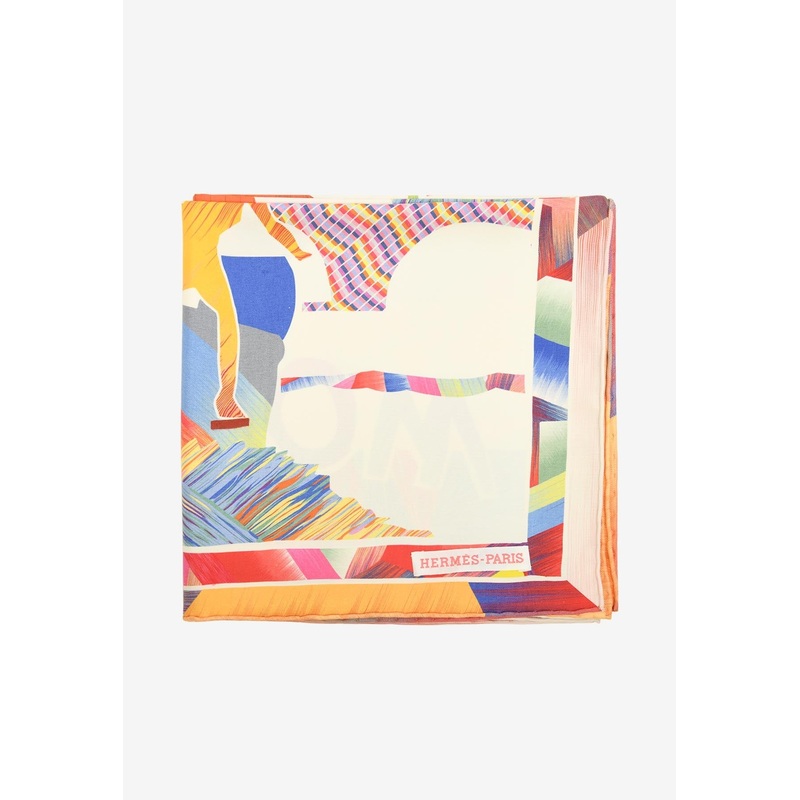 Wow Marble Silk Scarf