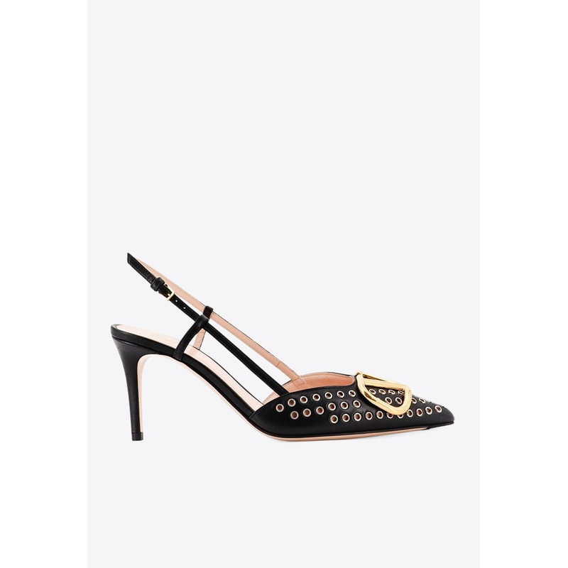 80 VLogo Slingback Pumps