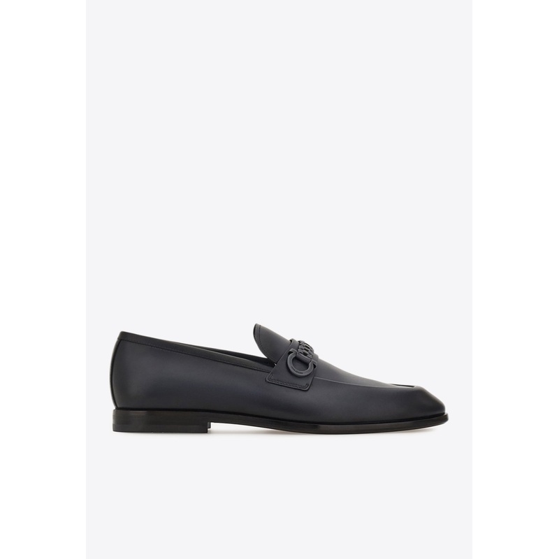 Antigua Gancini Leather Loafers