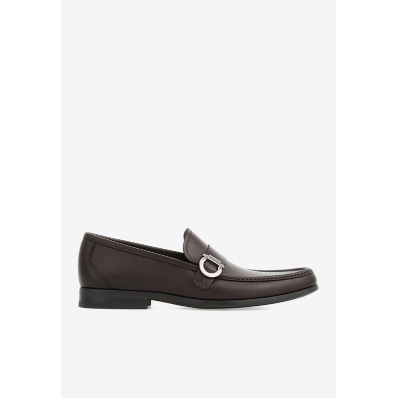 Caspian Gancini Leather Loafers