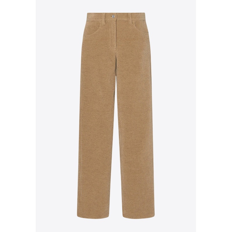 Clair Straight-Leg Corduroy Pants