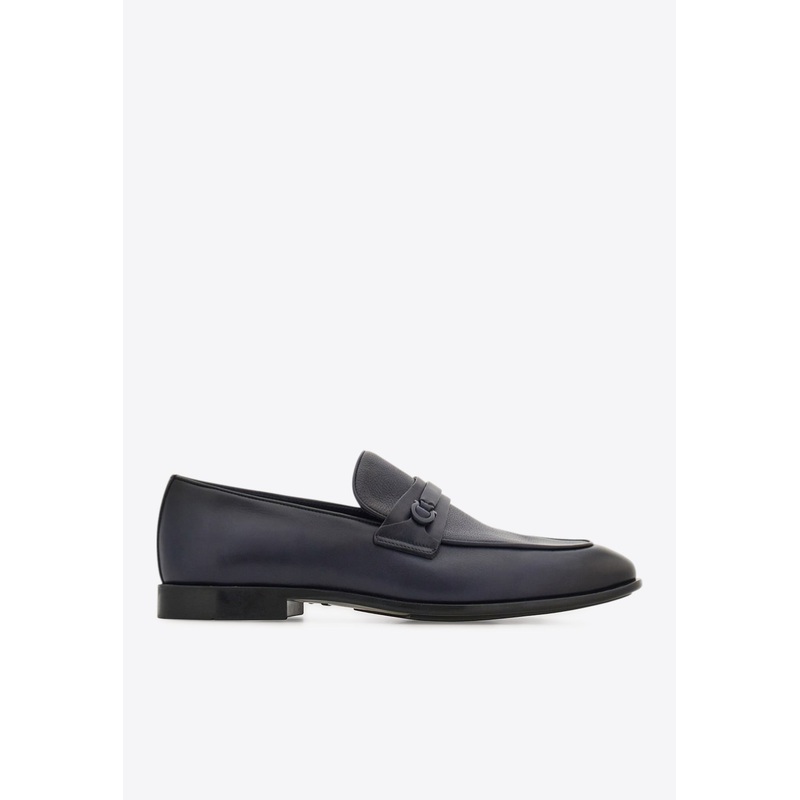 Desio Gancini Leather Loafers