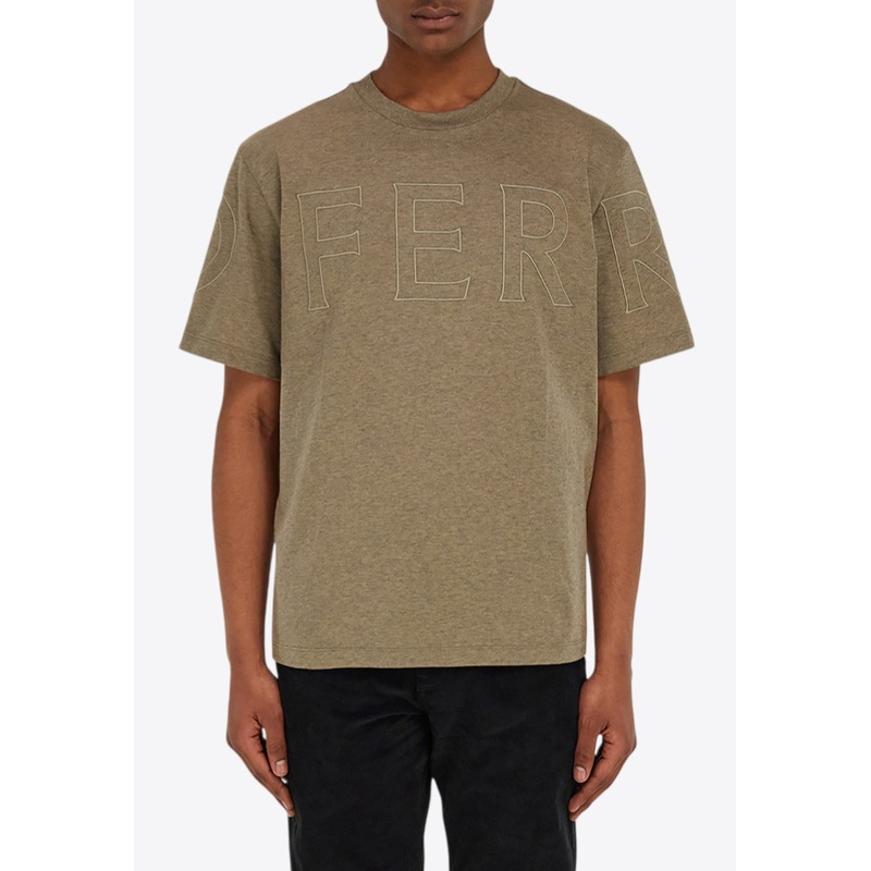 Embroidered Logo Outline T-shirt