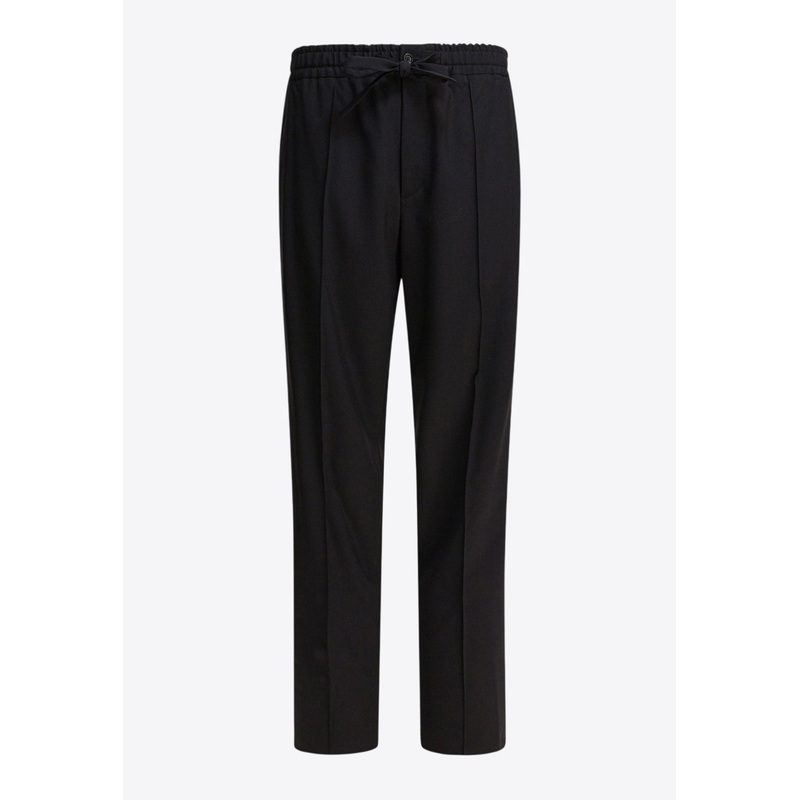 Essential Wool Straight-Leg Pants