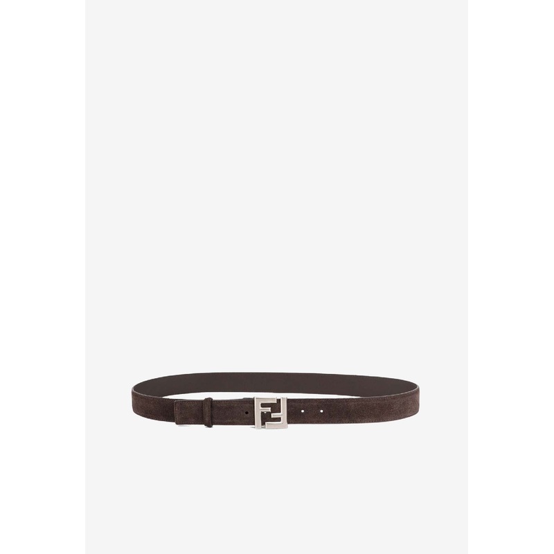 FF Squared Suede Leather Belt