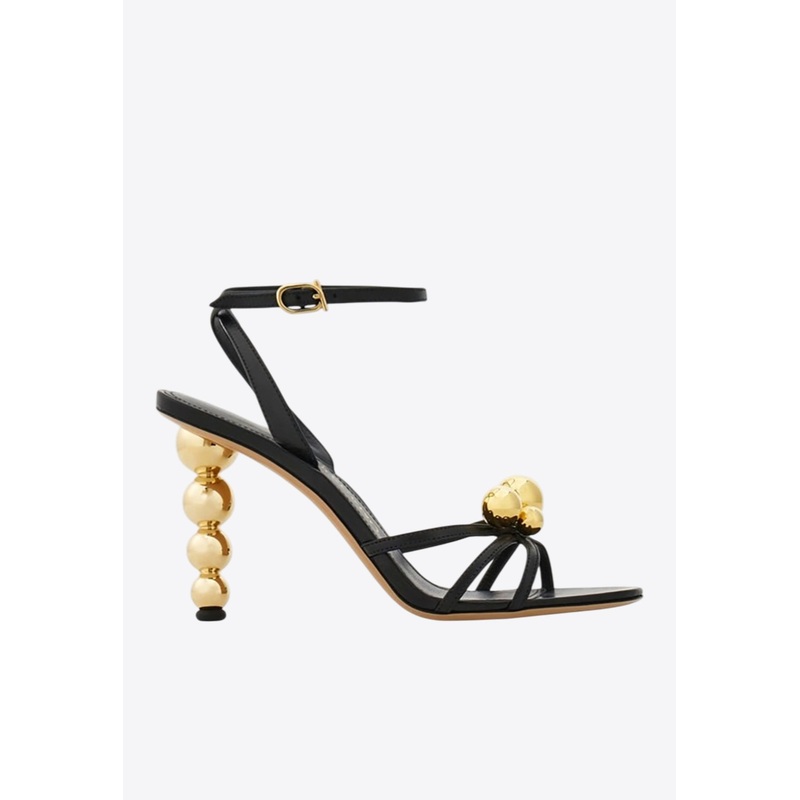 Karina 95 Spherical Heel Leather Sandals