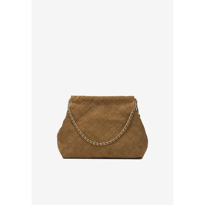 Large Fleming Soft Suede Shoulder Bag