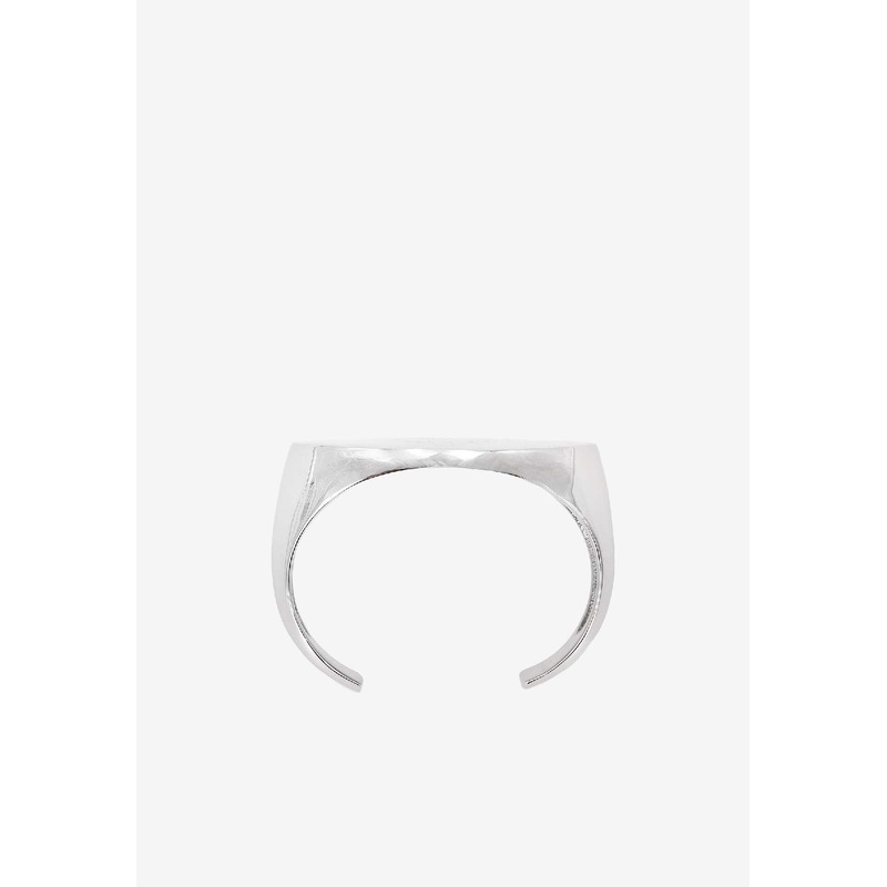 Logo Engraved Cuff Bracelet