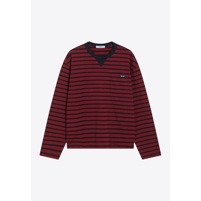 Long-Sleeved Striped T-shirt