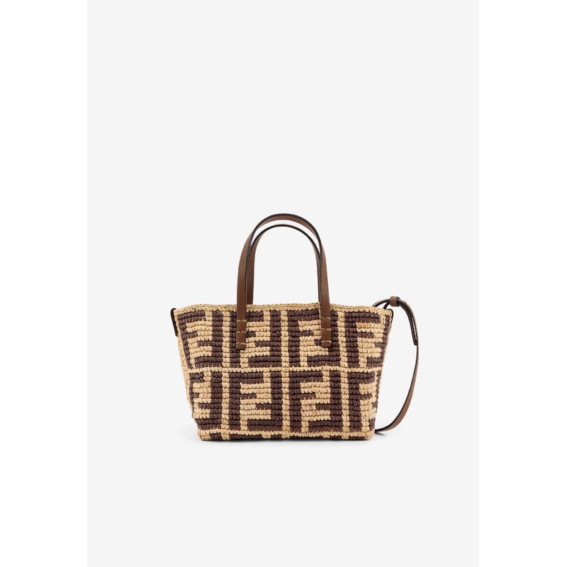 Mini Roll FF Logo Basket Bag