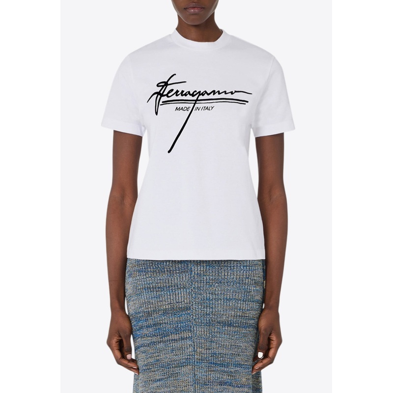 Signature Logo Print T-shirt