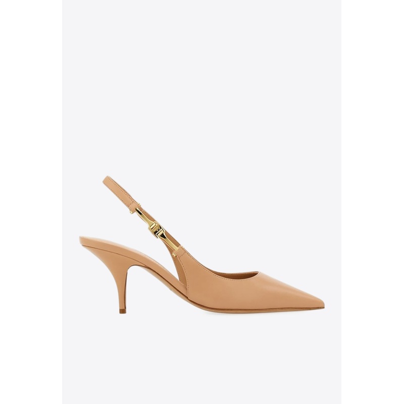 Tally 70 F Buckle Slingback Pumps