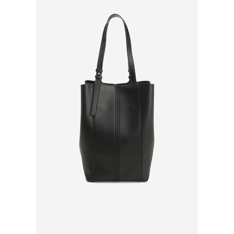 24/7 North-South Leather Shoulder Bag