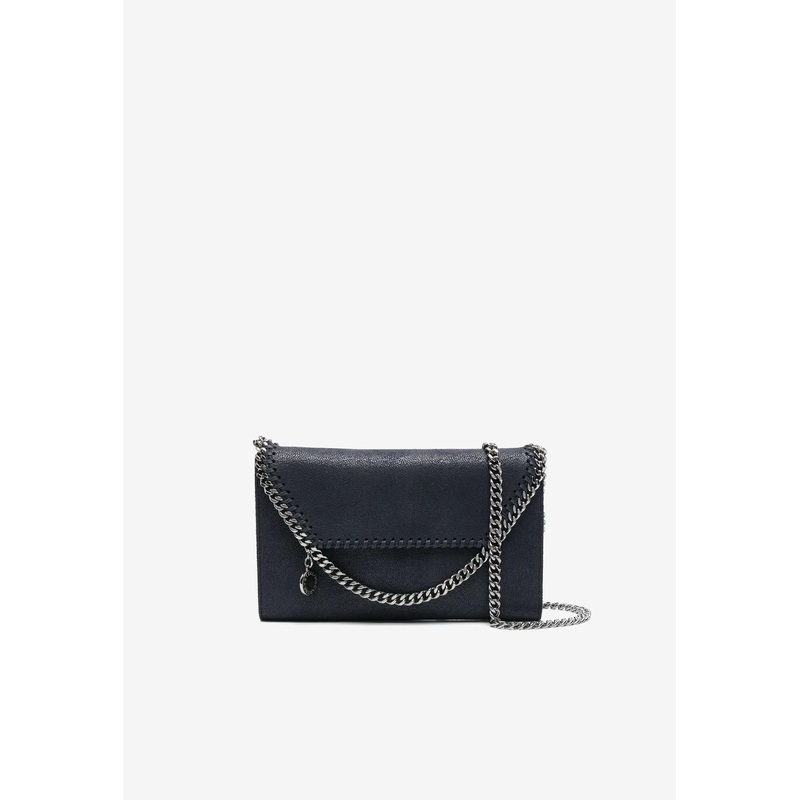 Falabella Leather Chain Clutch