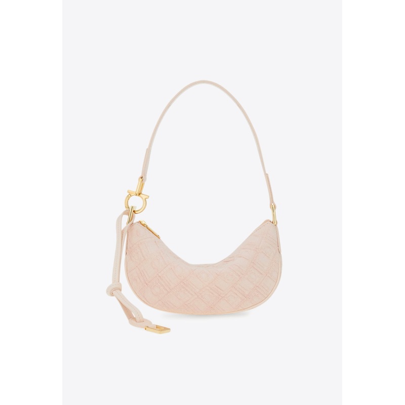 Mini Monogram Jacquard Hobo Bag