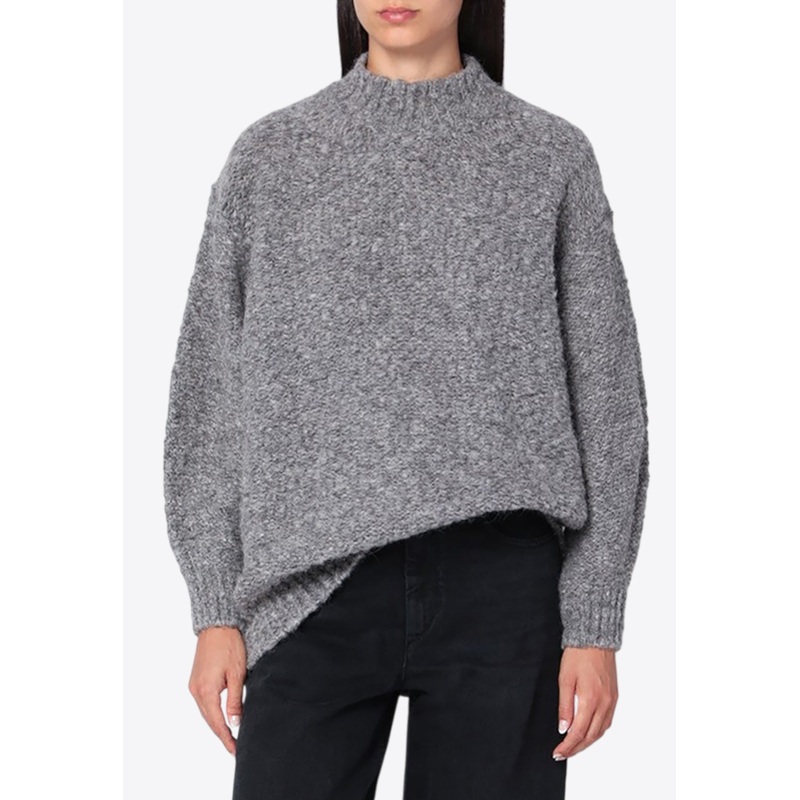 Mock Neck Sweater in Alpaca-Blend