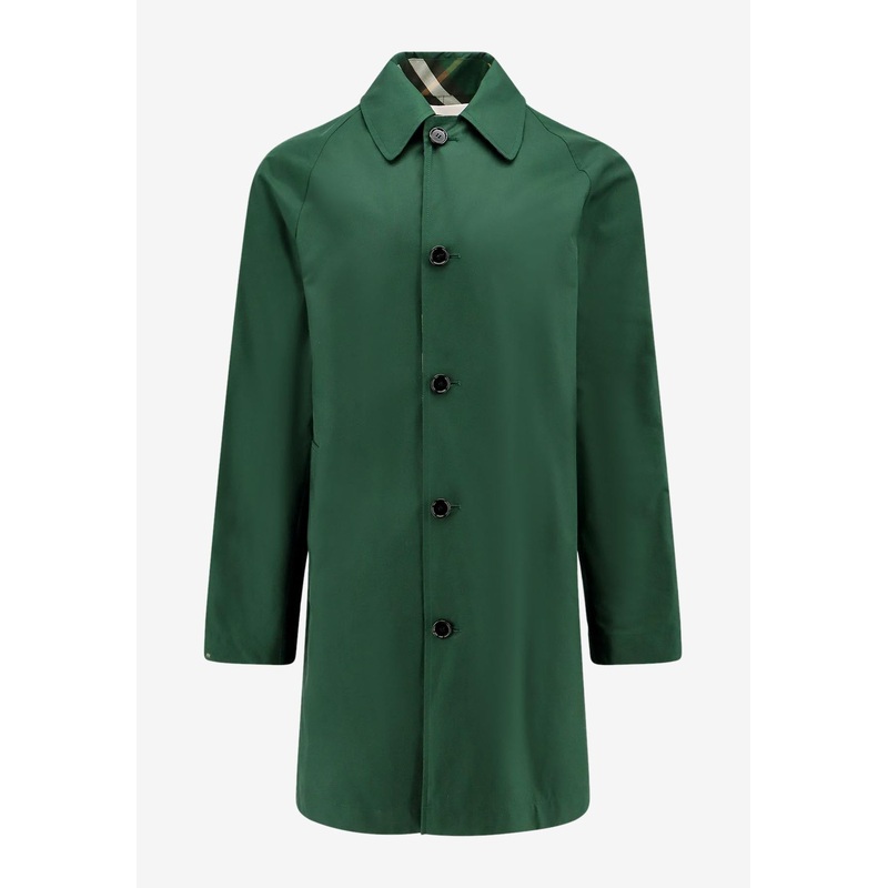 Reversible Checked Raincoat