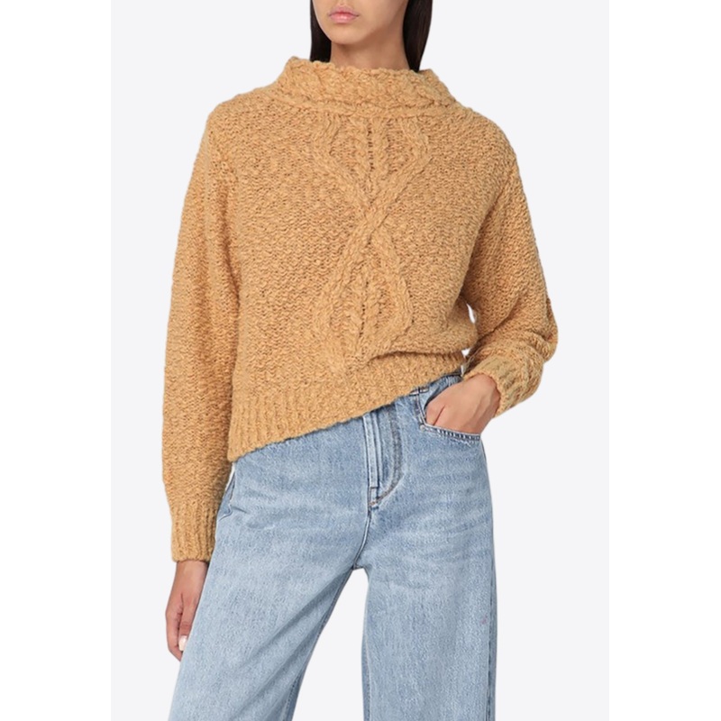 Romane Cable Knit Alpaca Sweater