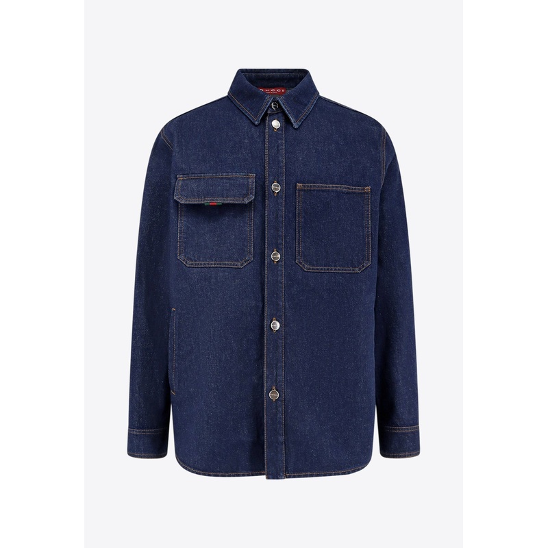 Signature Denim Overshirt