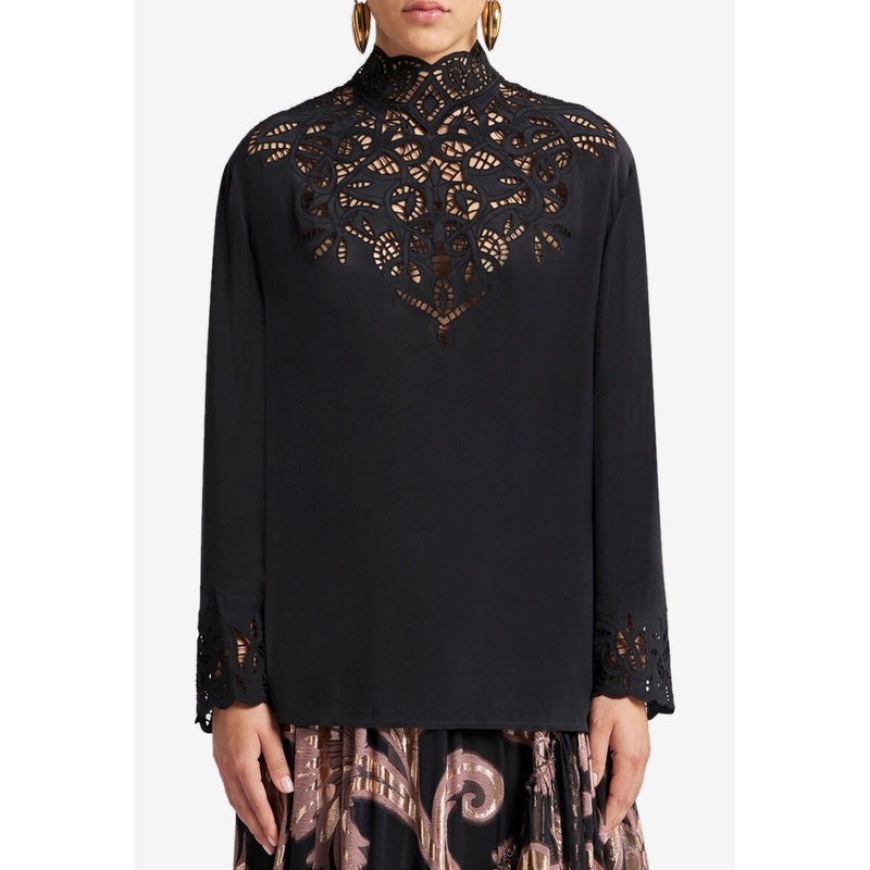 Silk Crepe De Chine Blouse