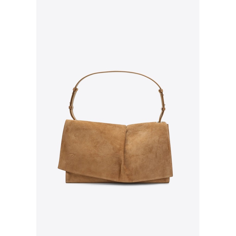 Small Baggy Suede Shoulder Bag