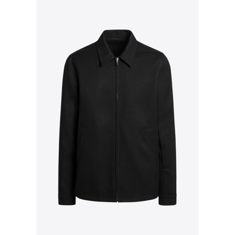 Brad Zip-Up Shirt Jacket with Strap