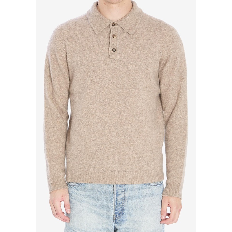 Essential Long-Sleeved Polo T-shirt