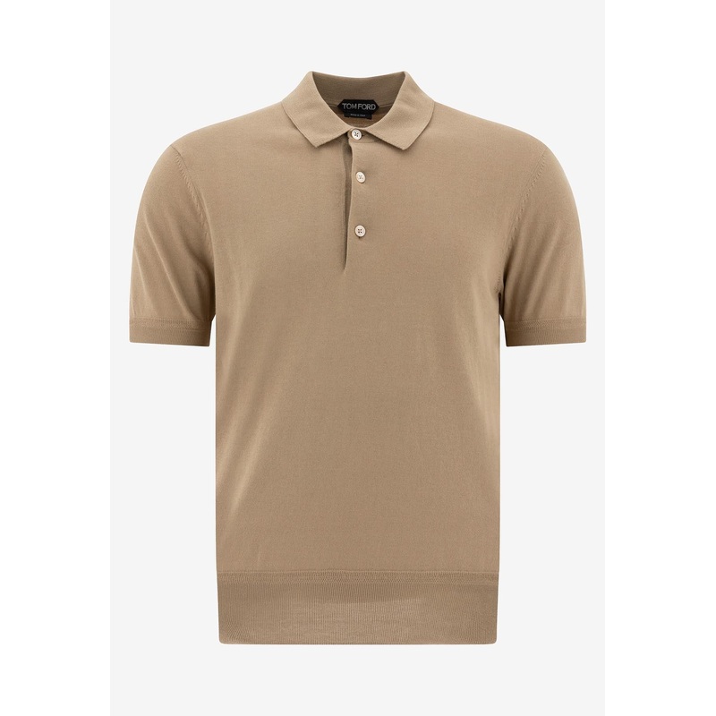 Fine Knit Polo T-shirt
