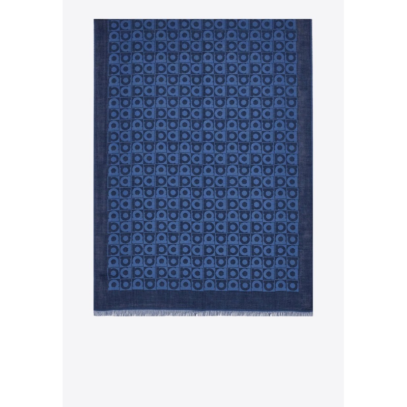 Gancini Optical Print Shawl