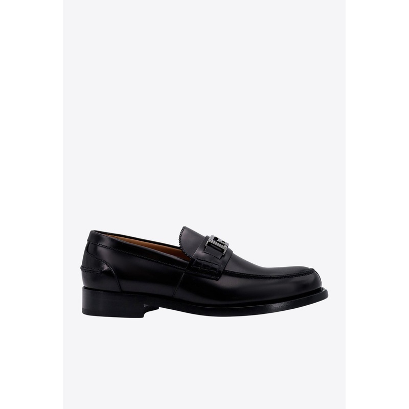 La Greca Leather Loafers