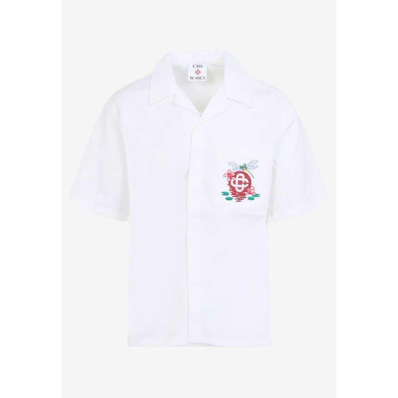 Logo-Embroidered Short-Sleeved Shirt