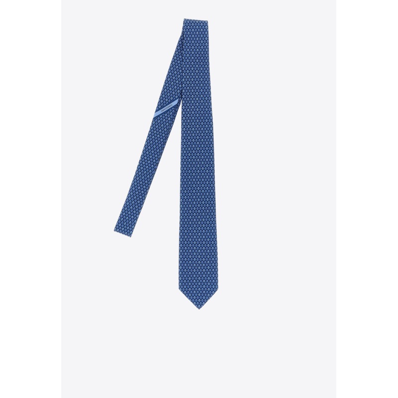 Polka Dot Gancini Silk Tie