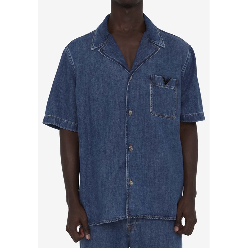 VLogo Denim Shirt
