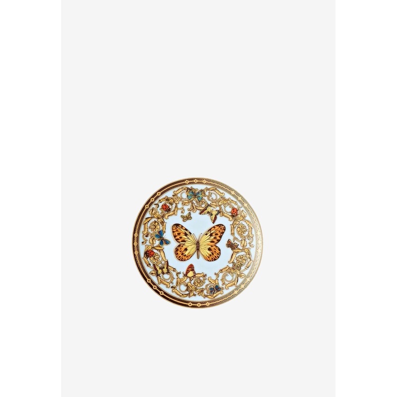 Butterfly Garden Round Plate