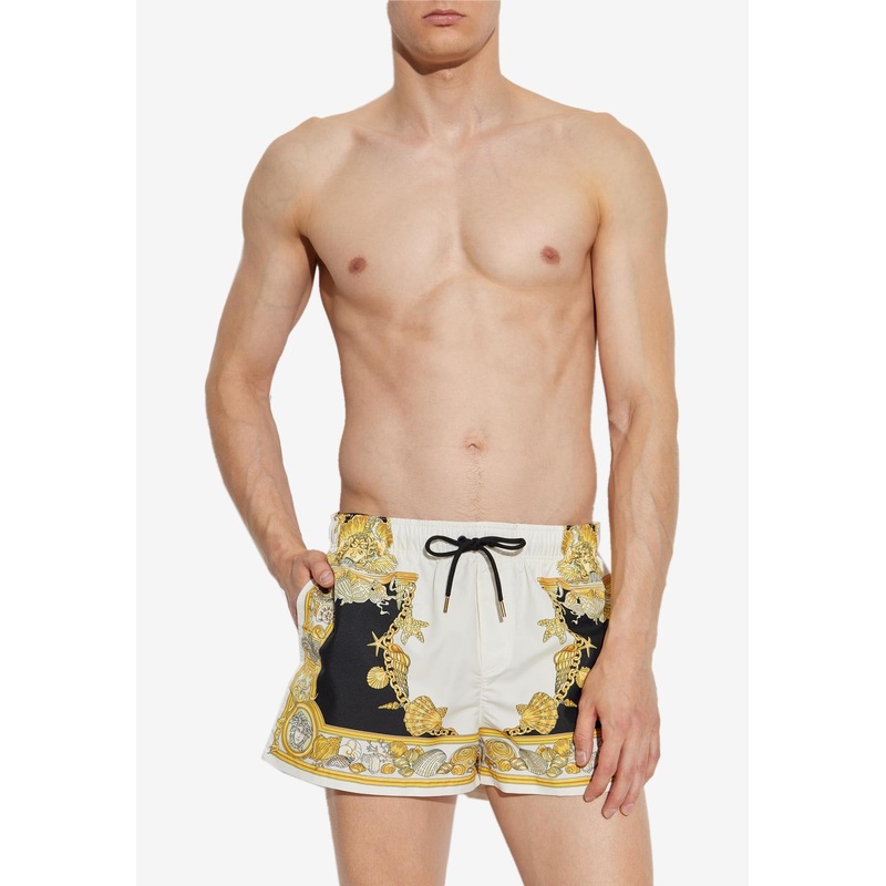 Coral Theatre Print Swim Shorts