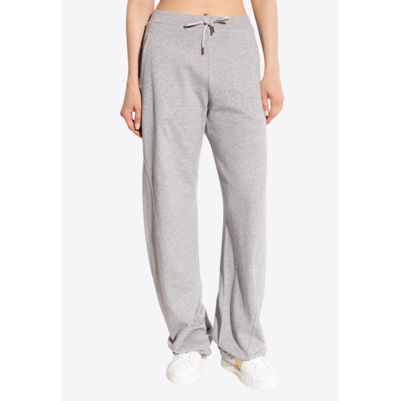 Debossed Logo Twisted Track Pants