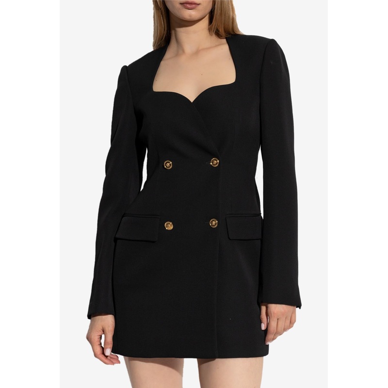 Double-Breasted Mini Blazer Dress