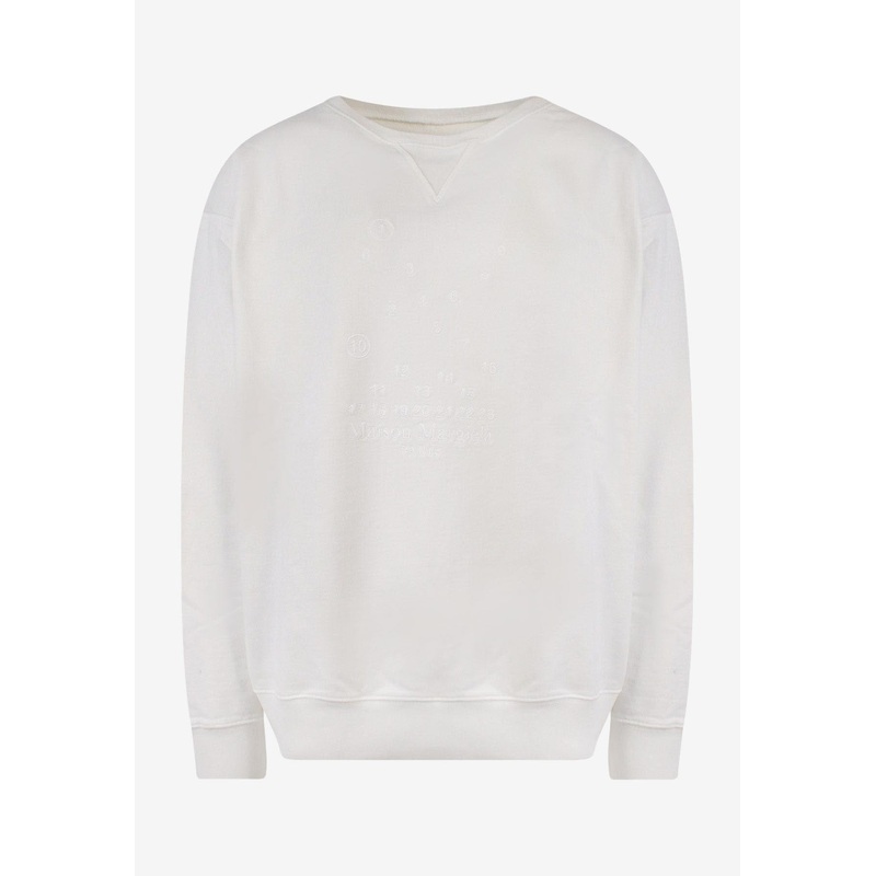 Embroidered Logo Crewneck Sweatshirts