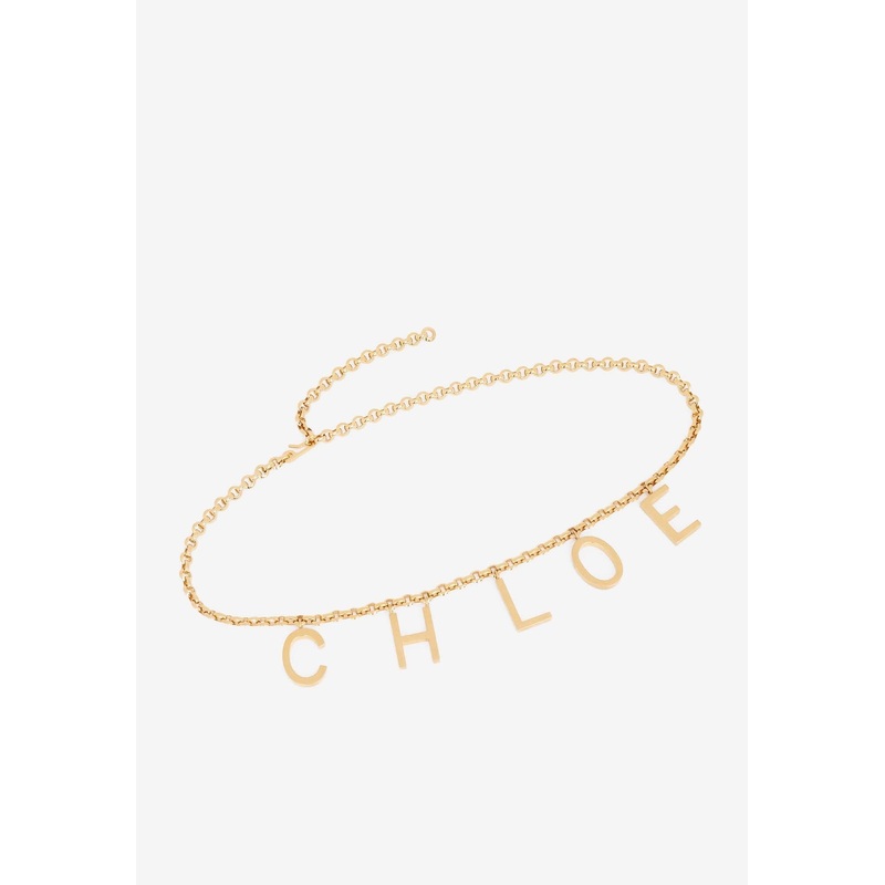 Logo Letters Chain Belt