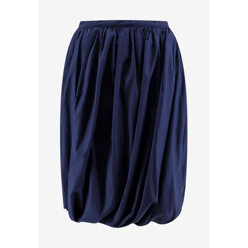 Midi Balloon Gathered Skirt